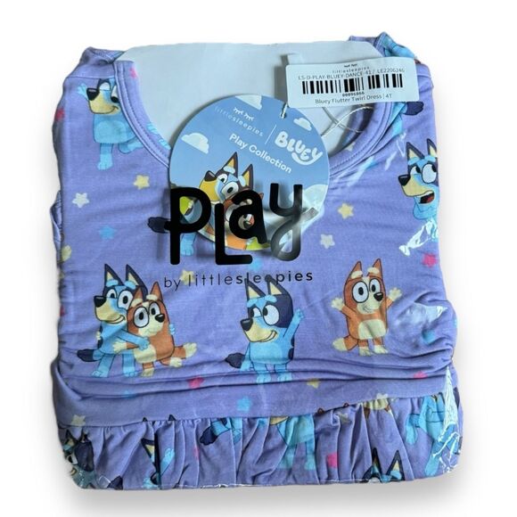 Little Sleepies Bluey and Bingo Flutter Twirl Dress 4T NIB - Picture 2 of 2